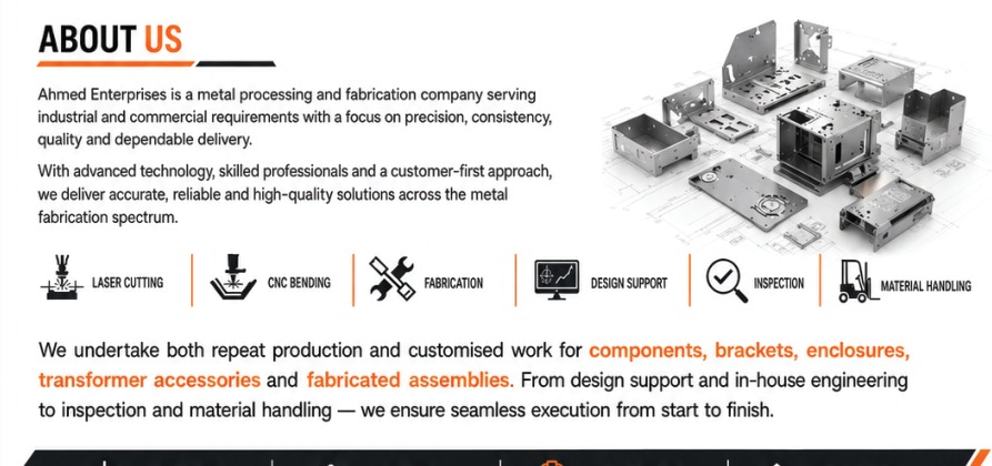 Ahmed Enterprises metal components
